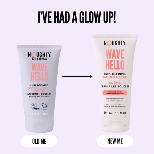 Noughty Wave Hello Curl Defining Taming Cream 