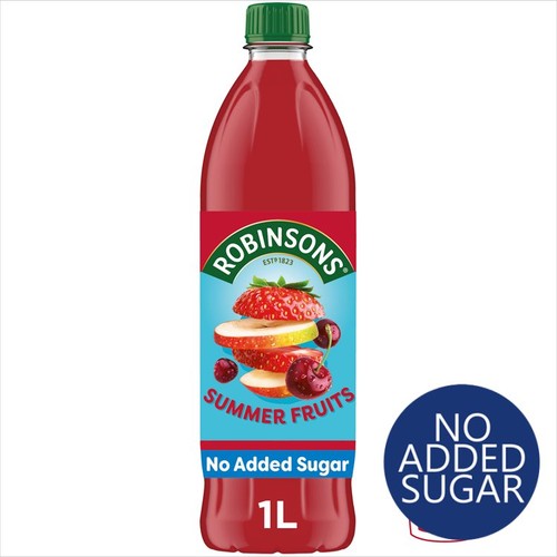 Robinsons Single Strength Summer Fruits No Added Sugar