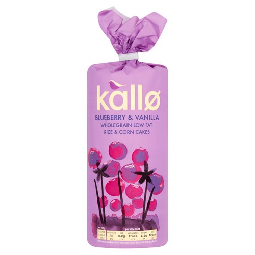 Kallo Blueberry & Vanilla Rice & Corn Cakes