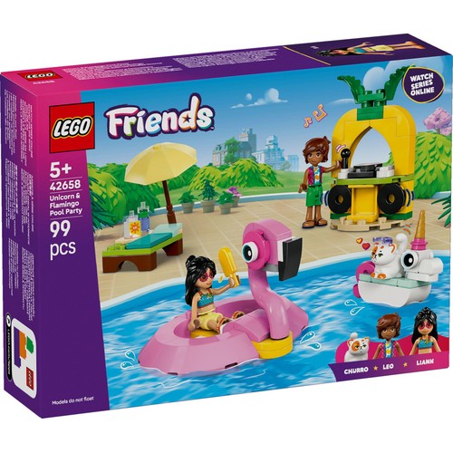LEGO Friends Unicorn & Flamingo Pool Party 42658 5+