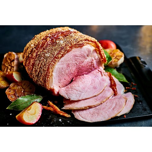 M&S Collection Outdoor Bred Heritage Gold Crackling Dry Cured Gammon