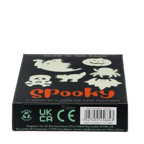 Rex London Glow in the Dark Spooky Stick-on Shapes