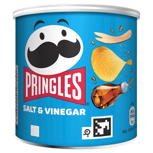 Pringles Salt & Vinegar Crisps Can