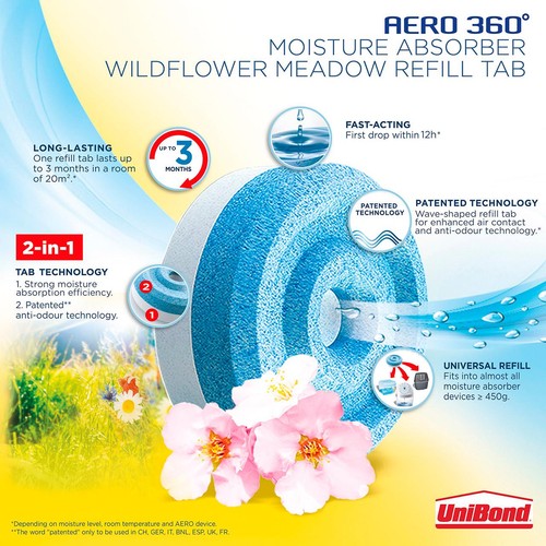 Unibond Aero 360 Flower Meadow Refills
