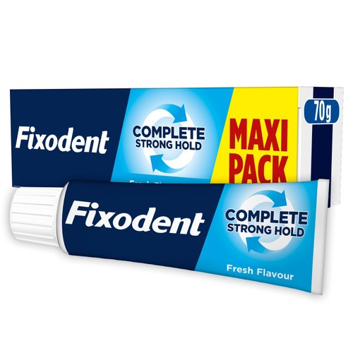 Fixodent Complete Strong Hold Fresh Flavour Denture Adhesive