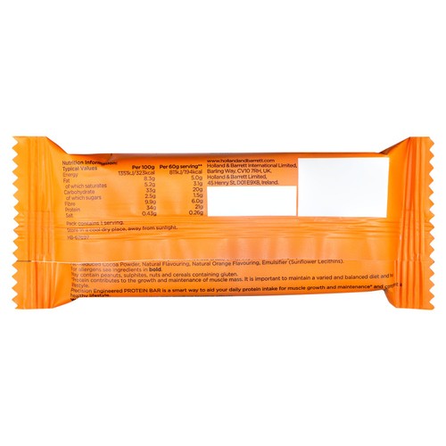 H&B Precision Engineered Protein Bar Milk Chocolate Orange