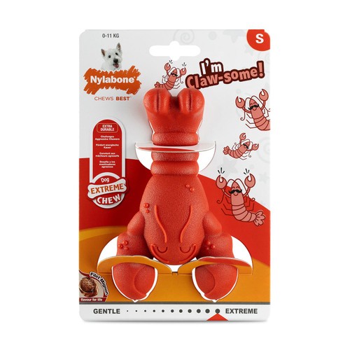 Nylabone Power Chew Lobster Dog Chew Toy Small