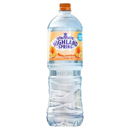 Highland Spring Orange and Passionfruit Flavoured Still Water 1.25L
