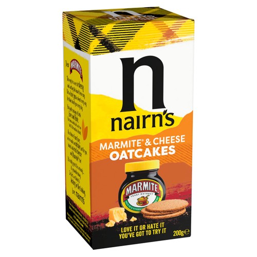 Nairn's Cheese & Marmite Oatcakes
