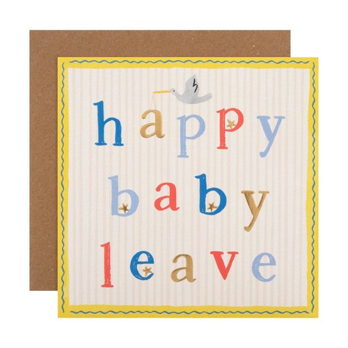 M&S Maternity & Paternity Happy Baby Leave Card