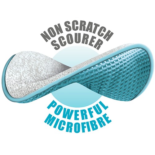 Spontex Scrub & Wipe Microfibre Pad