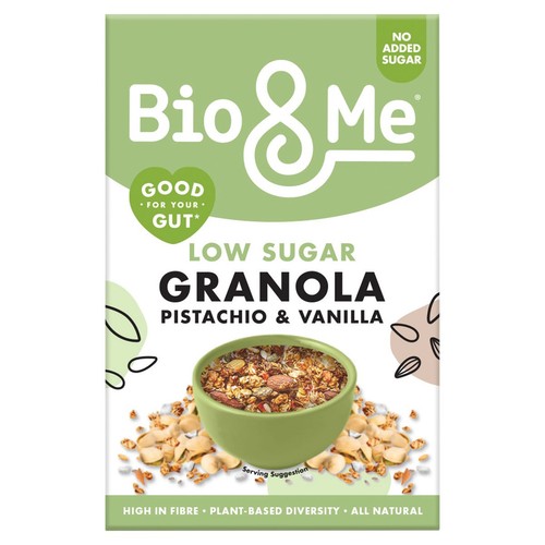 Bio&Me Pistachio & Vanilla Low Sugar Granola