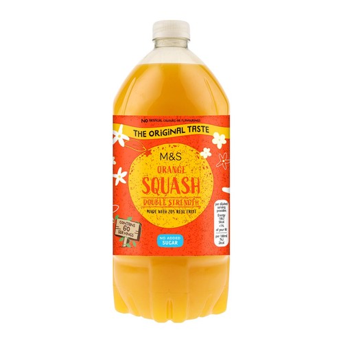 M&S Orange Double Strength Squash