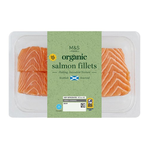 M&S Organic 2 Salmon Fillets