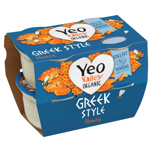 Yeo Valley Organic Greek Style with Honey Yoghurt 