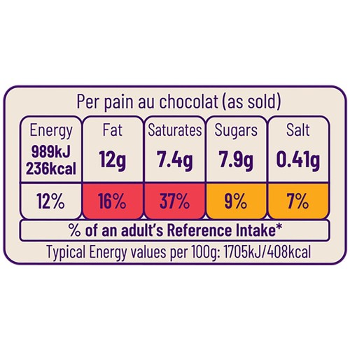 Ocado All Butter Pain au Chocolate