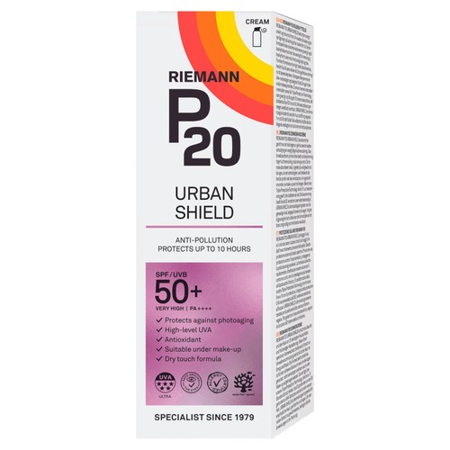 Riemann P20 Urban Shield Face SPF 50+ Sun Cream