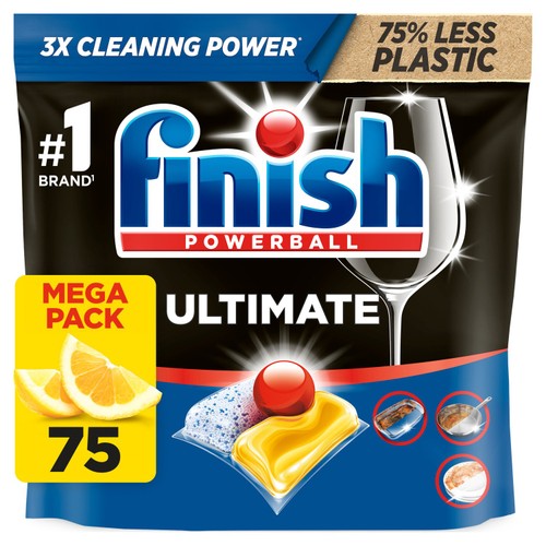 Finish Ultimate All in One Dishwasher tabs Lemon