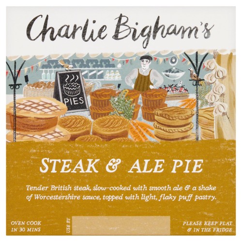Charlie Bigham's Steak & Ale Ceramic Pie For 1