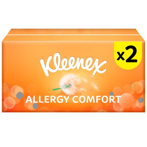 Kleenex Allergy Comfort Tissues Twin Box 