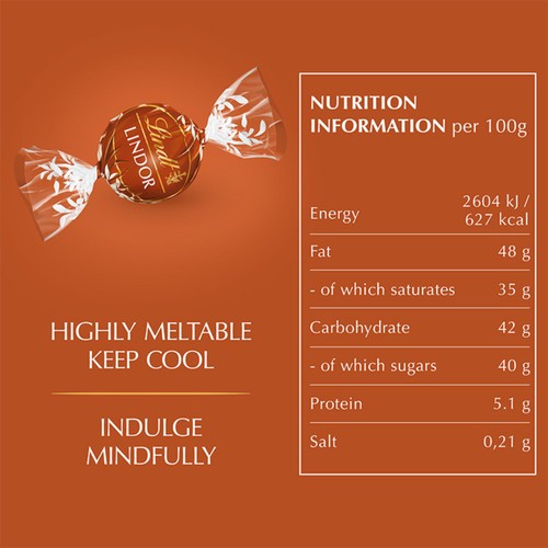 Lindt Lindor Hazelnut Chocolate Truffles
