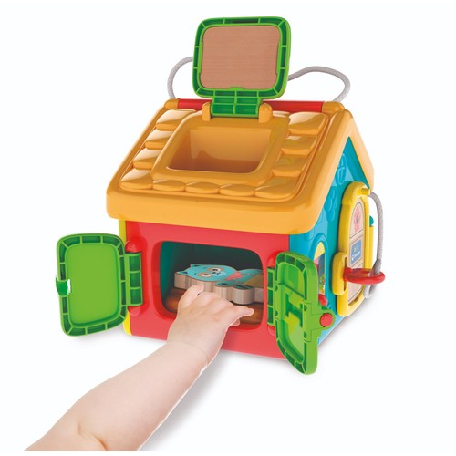 Baby Clementoni Montessori Baby Lock & Key Activity House