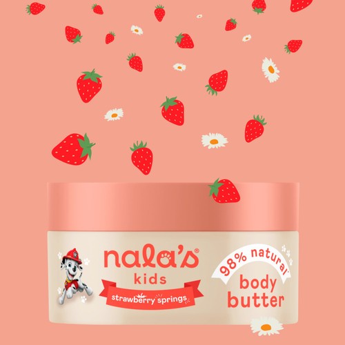 Nala's Kids PAW Patrol Body Butter Strawberry Springs