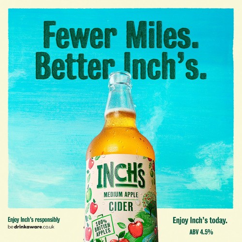 Inch's Apple Cider Bottle