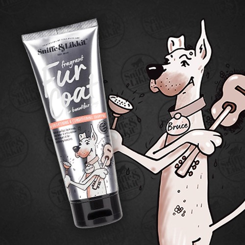 Sniffe & Likkit Fur Coat 3-in-1 Brightening & Conditioning Dog Shampoo