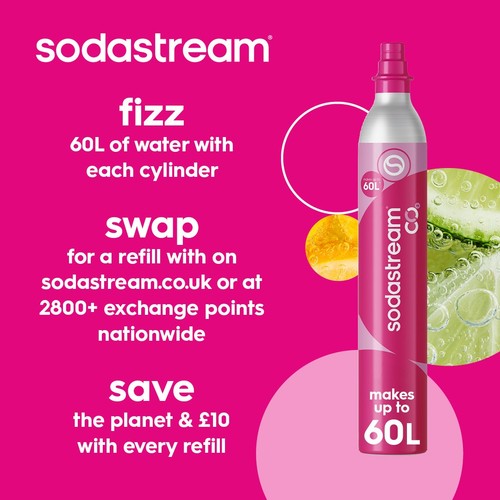 SodaStream Quick Connect System Spare CO2 Gas Cylinder
