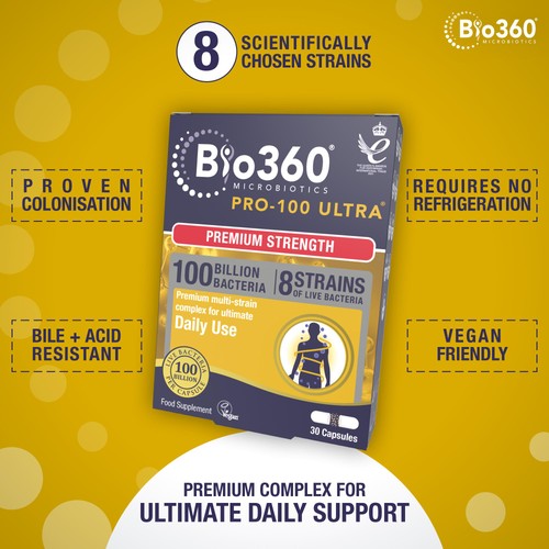 Bio360 Pro-100 Ultra Capsules from Natures Aid
