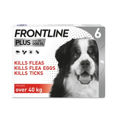 FRONTLINE Plus Flea & Tick Treatment XL Dog 40-60kg