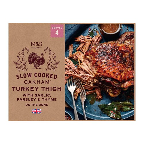 M&S Oakham Slow Cooked Turkey Thigh