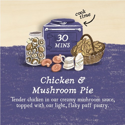 Charlie Bigham's Chicken & Mushroom Ceramic Pie For 1