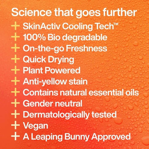 INEOS Skin Science Deodorant Wipes Mandarin + Sandalwood