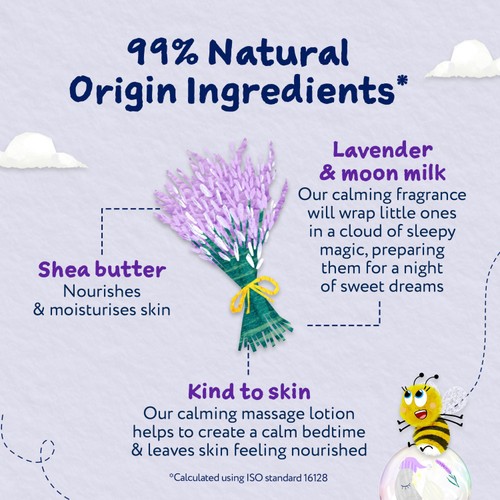 Childs Farm SlumberTime Calming Massage Lotion, Lavender & Moon Milk