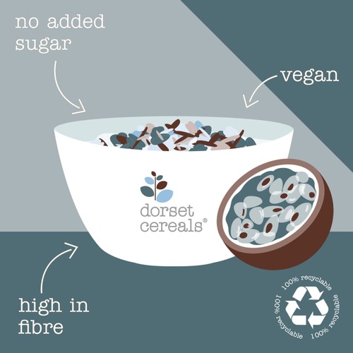 Dorset Cereals Tasty Toasted Spelt Flakes Muesli No Added Sugar Cereal