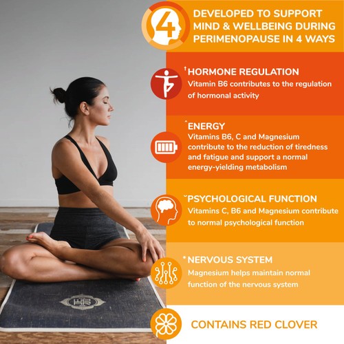 Health & Her Perimenopause Mind+ Multi-nutrient Supplement Capsules