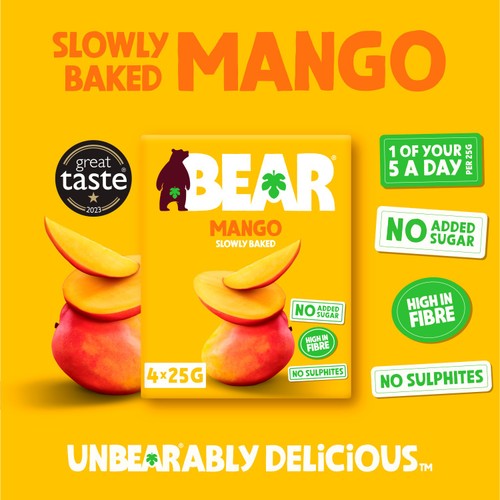BEAR Fruit Dried Mango Multipack