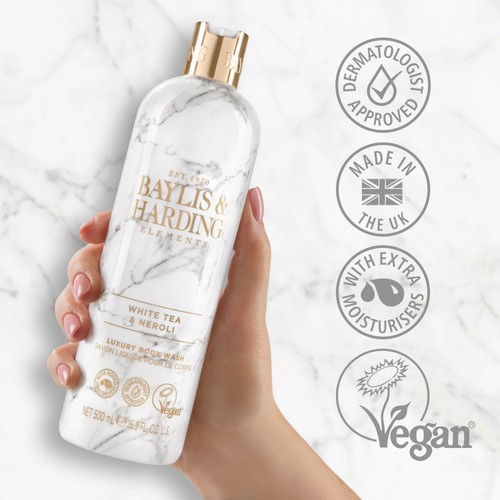 Baylis & Harding Elements Body Wash - White Tea & Neroli