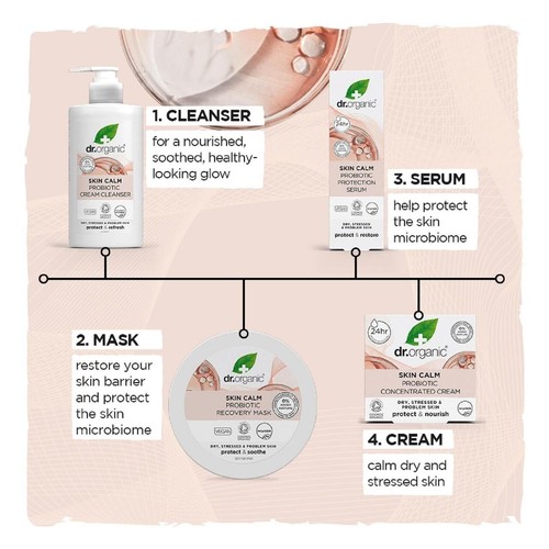 Dr Organic Probiotic Skin Calm Protection Serum
