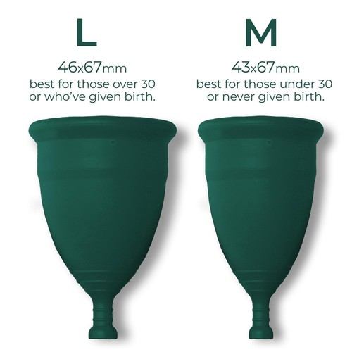 DAME Self-Sanitising Menstrual Cup Large