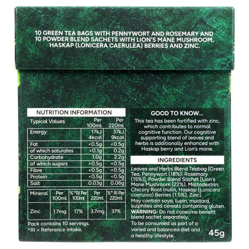 Holland & Barrett Brain Health Green Tea "with Benefits"