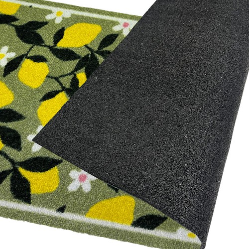 Mighty Mats Eco Flex Premium Washable Mat Lemon Print