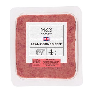 M&S British Lean Corned Beef 4 Slices