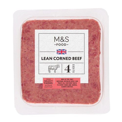 M&S British Lean Corned Beef 4 Slices