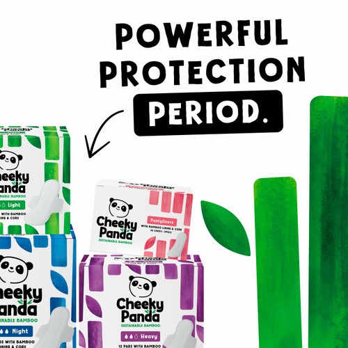 The Cheeky Panda Light Pads with Bamboo Core