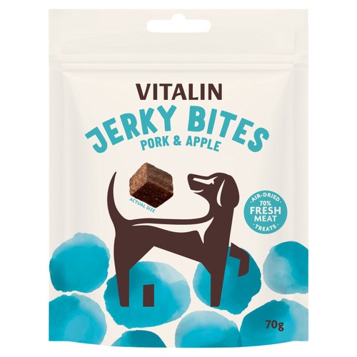 Vitalin Pork & Apple Jerky Bites