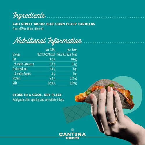 Cantina Gluten Free Blue Corn Tacos