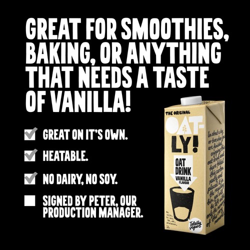 Oatly Oat Drink Vanilla Long Life